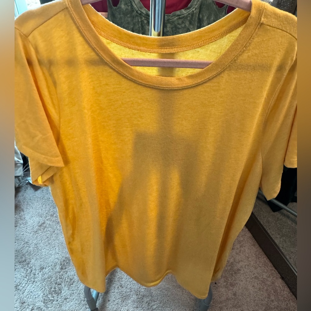 Torrid Yellow Classic Fit Tee (Size 3)